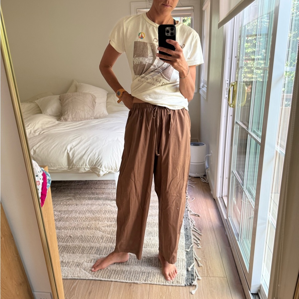 New OZMA of California All Day Pants, Almond